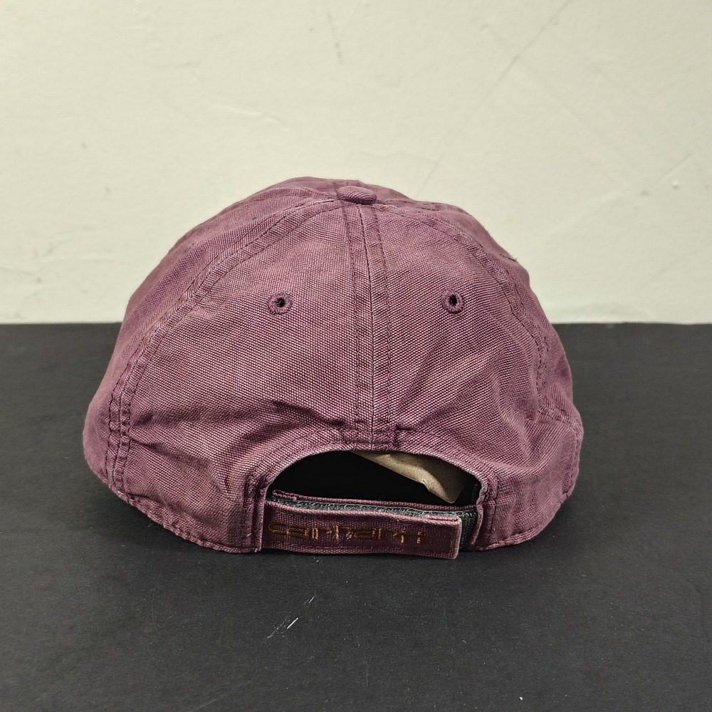 Carhartt Hat Cap Strapback One Size Rose Pink Odessa Canvas Cotton Womens - Picture 5 of 13